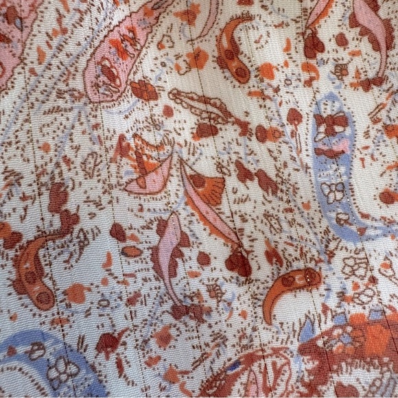 NWOT Francesca’s Miami Paisley Print Women's Size Small Romper - Picture 6 of 6